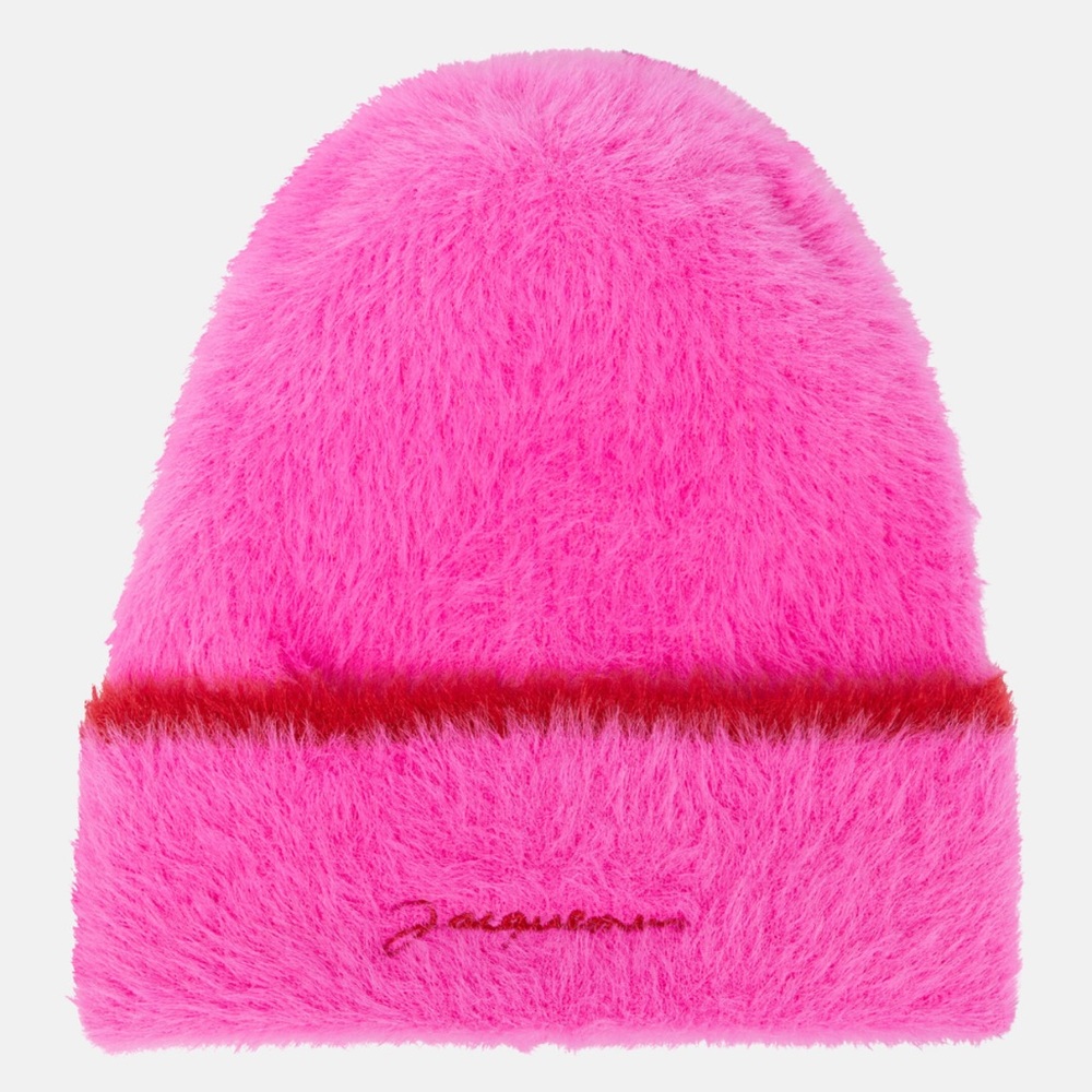Jacquemus' Le Bonnet Neve pink beanie